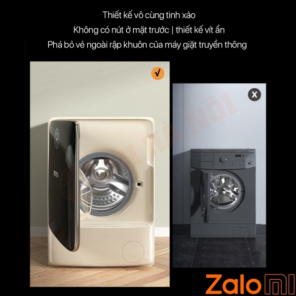 Máy Giặt Sấy Xiaomi Minij A2000 10kg Khử Trùng Thông Minh thumb
