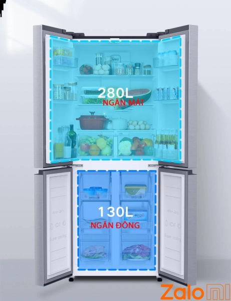 Tủ Lạnh Xiaomi Viomi 410L 4 Cánh new mode (công nghệ lọc mùi mới) thumb