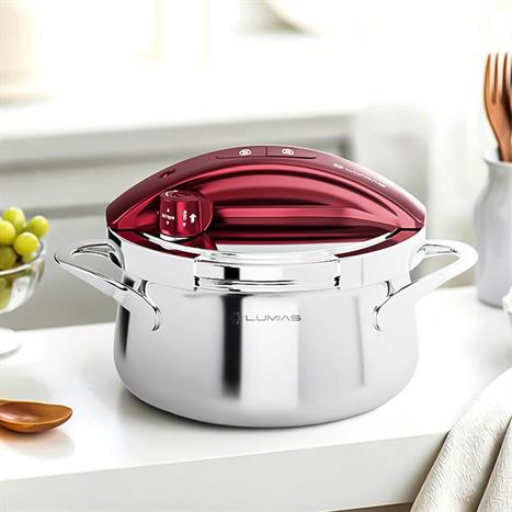Nồi áp suất Lumias dung tích 3L LPC-068, kèm khay hấp thumb