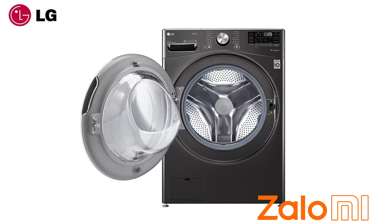 Máy giặt sấy lồng ngang LG AI DD™ F2721HVRB 21kg giặt 12kg sấy - Đen
