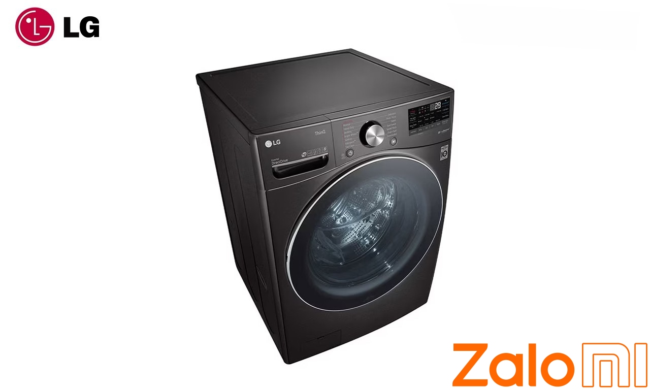 Máy giặt sấy lồng ngang LG AI DD™ F2721HVRB 21kg giặt 12kg sấy - Đen