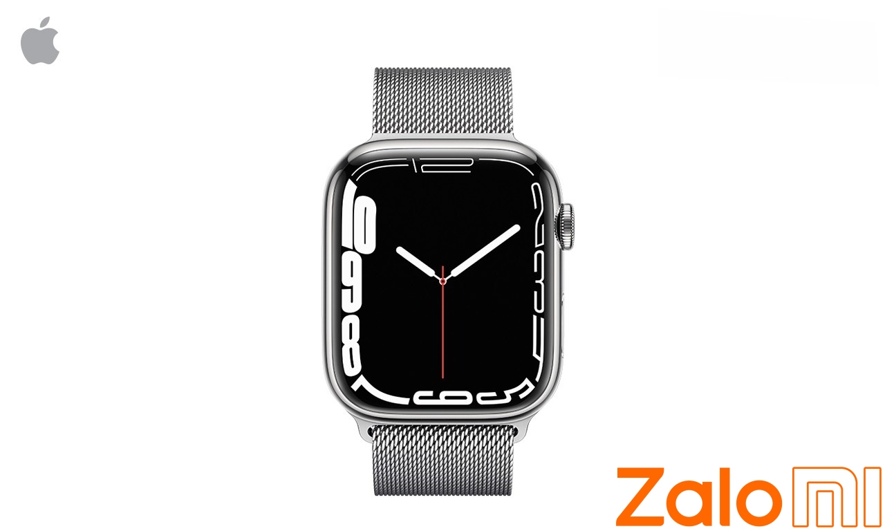 Apple Watch Series 7 LTE 45mm Viền thép dây thép