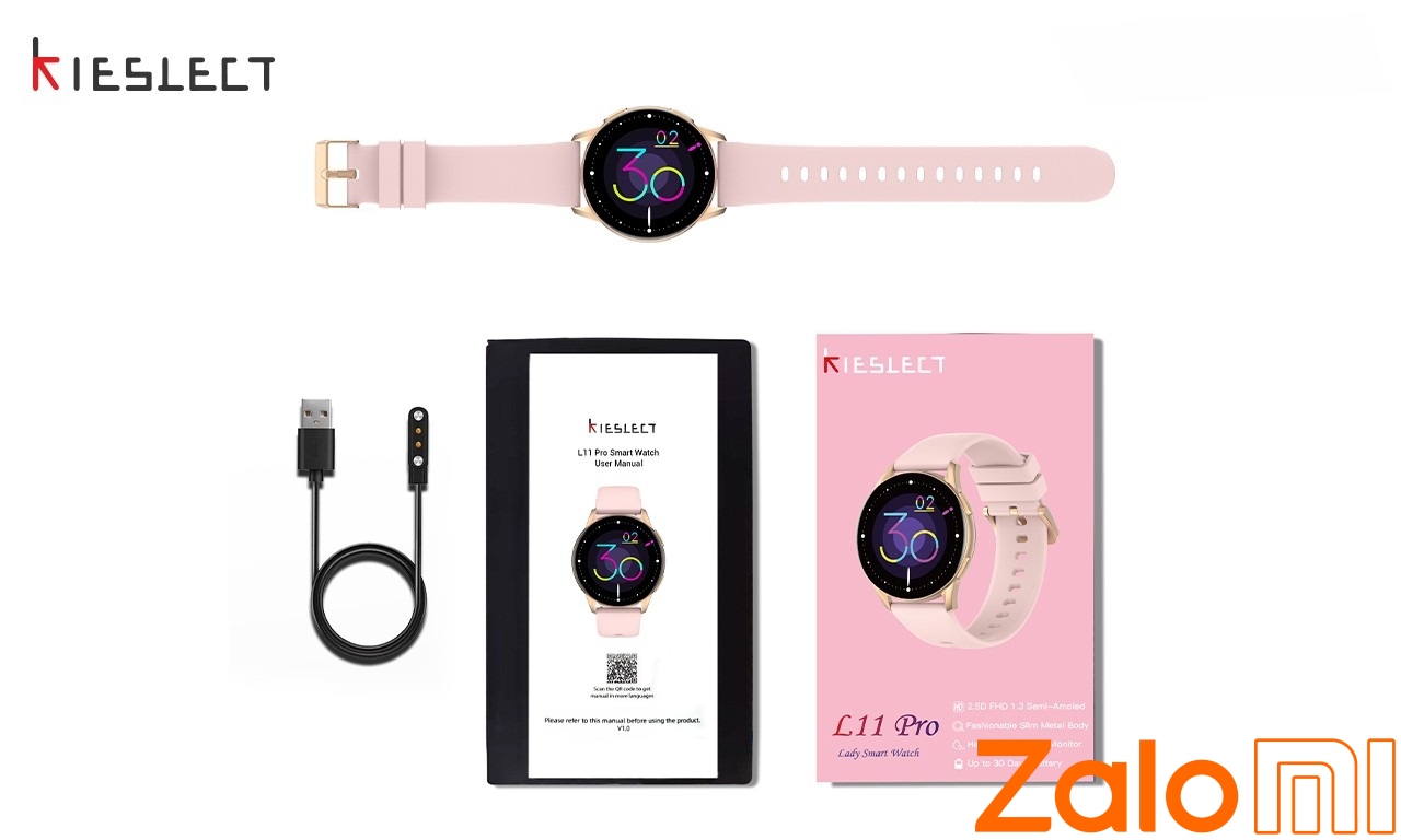 Đồng hồ Kieslect Lady Smart Watch L11 Pro Rose Pink