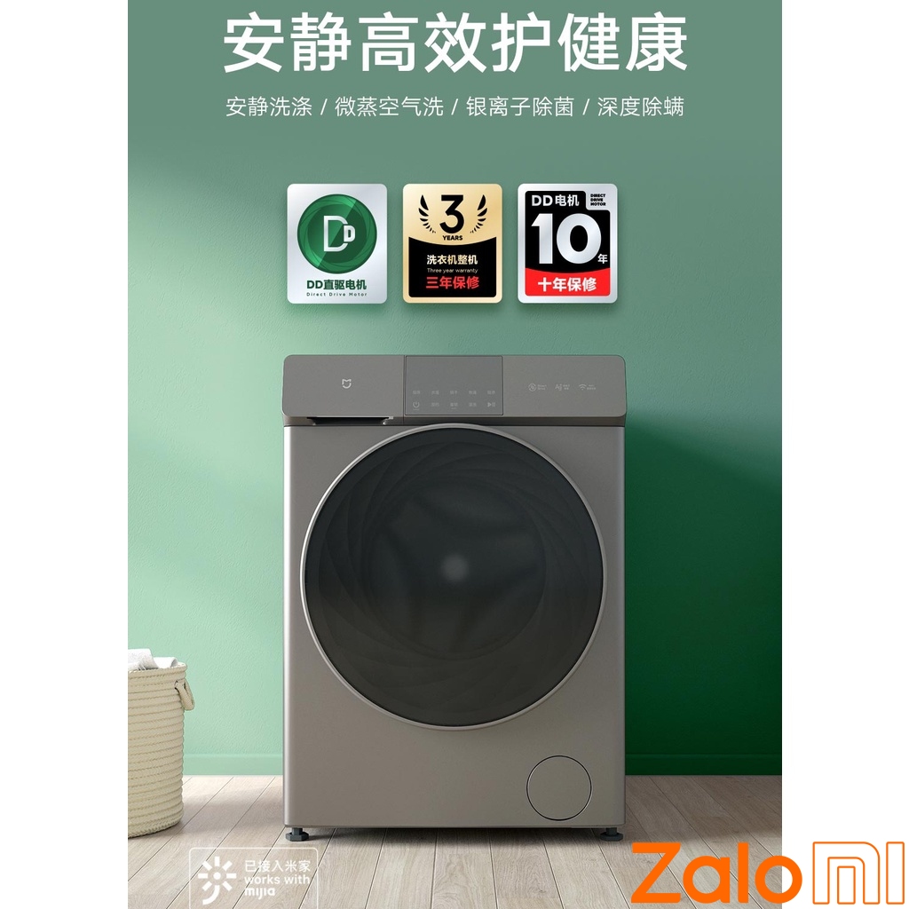 Máy giặt sấy Xiaomi mijia MJ201 (truyền động trực tiếp có tiếng việt) mode 2020