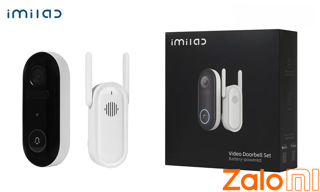 Chuông cửa tích hợp camera Xiaomi Imilab Smart Wireless Video Doorbell 2.5K
